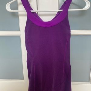 Lululemon Purple Criss-Cross Tank Top